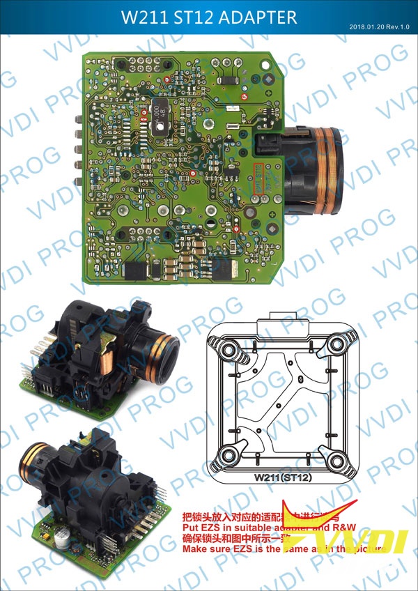 Benz W169 ST12 adapter