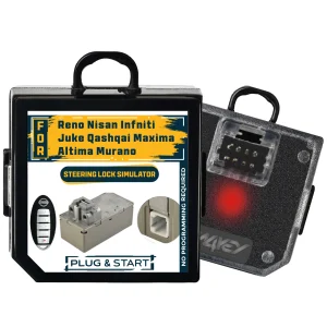 Nissan | Infiniti | Juke | Qashqai | Maxima | Altima | Murano | 2007-2011 | Steering Column Lock Emulator Simulator Plug and Play | 48700-1NC0A 48700-1NC0A 48700-1NC2A  48700-1NC2A