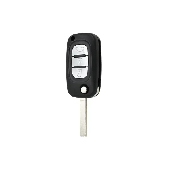 Renault Fluence Megane 3 Flip Remote Key 3 Buttons 433MHz PCF7961A Transponder
