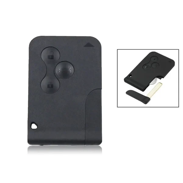 Renault Remote Key Card 3 Buttons 433MHz High Quality For REN Megane 2