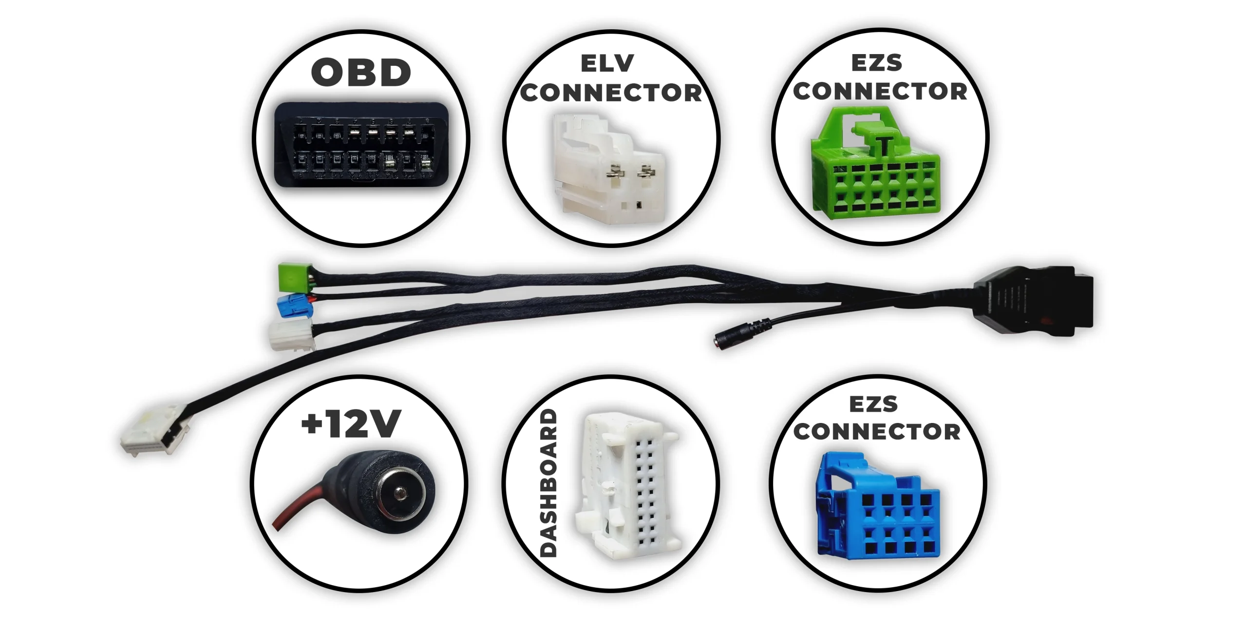 W166 W246 W447 EIS ELV Cluster test platform cable for Mercedes-Benz works with Abrites, VVDI MB, Autel